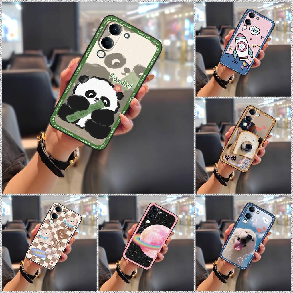 Anti-knock Cartoon Phone Case For VIVO Y04 4G/Y29S Graffiti Silicone Dirt-resistant Soft case Shockproof Full wrap TPU
