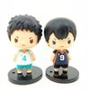 High Quality 7-8 Cm 8pcs Set PVC Anime Figure Hinata Shoyo Kageyama Tobio Q Version Cartoon Model Kids Toy For Children Collecti