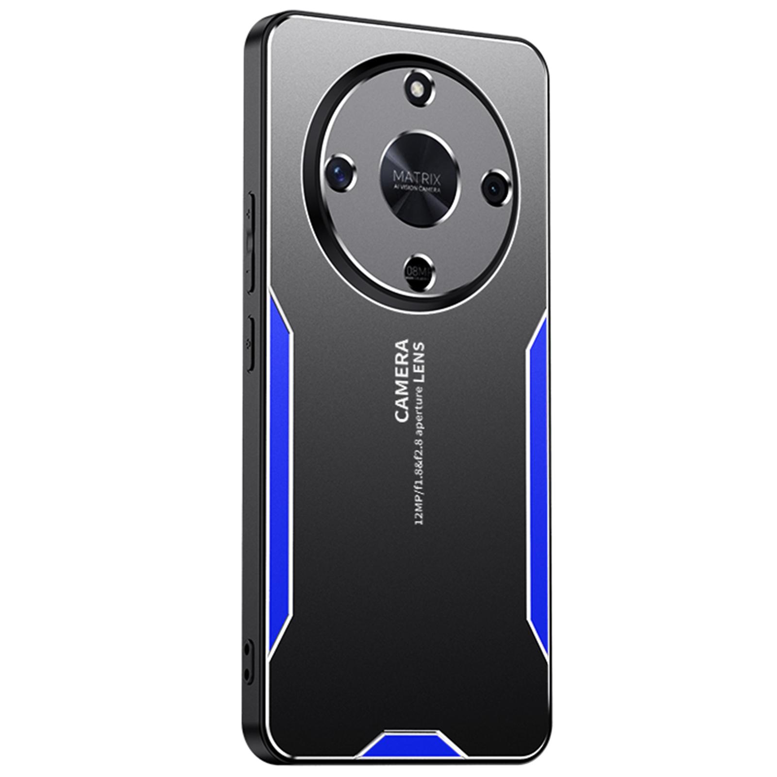 

Для мобильного телефона Honor X9b 5G/Magic6 Lite 5G Чехол Матовый Алюминиевый сплав+ТПУ+ПК Задняя крышка с защитой от отпечатков пальцев Blue