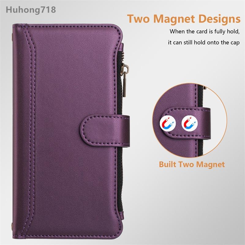 Zipper Leather Case For Huawei P50 P60 Art P80 Ultra Mate 60 Pura 70 Pro Plus 5G Wallet Cover Casing