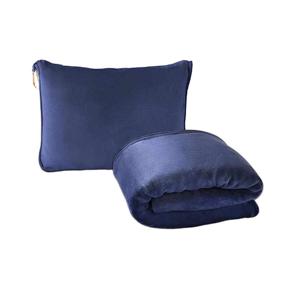 Lightweight Travel Blanket And Pillow Set Gifts For Travel Enthusiasts Portable Air Blanket