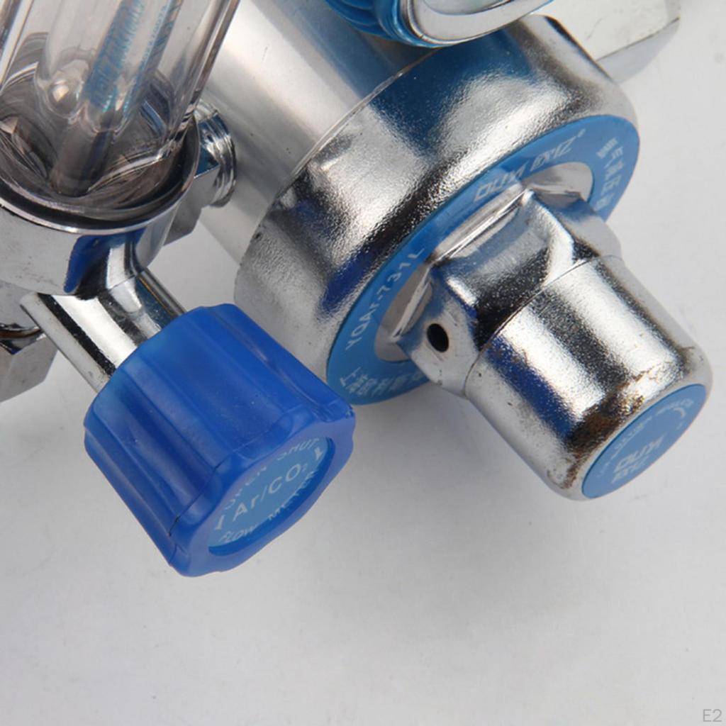 Argon / CO2 Mig Flowmeter Gas Regulator Gauge Welding