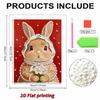 Handmade DIY Pearl Painting Little White Rabbit Theme Bedroom Living Room Frameless Diy Handmade Sticky Diamond Creative Canvas Painting