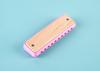 Hape Harmonica Pink X X Ages 3 and Up Wooden Musical Instrument Toy E8918 4.4 14.5 2.6cm