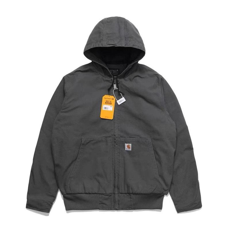 Amerikanische Carter J130 Klassische Canvas Kapuzen-Arbeitsjacke mit Baumwollpolsterung - Schwerer Unisex-Mantel, Trendig