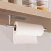 Kitchen Tissue Holder Wall-Hung Stainless Steel Paper Towel Roll Rack Bathroom Towel Roll Hanger