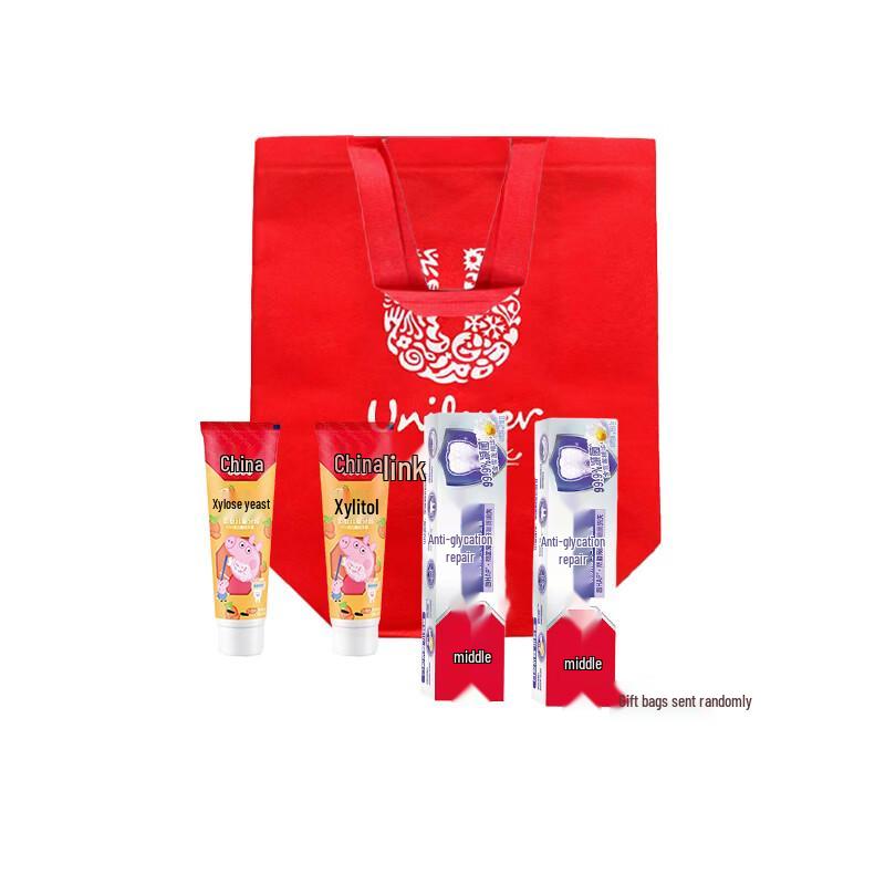 Zhonghua Toothpaste Family Set - Snow Lotus Anti-Sugar & Kids Orange Anti-Cavity