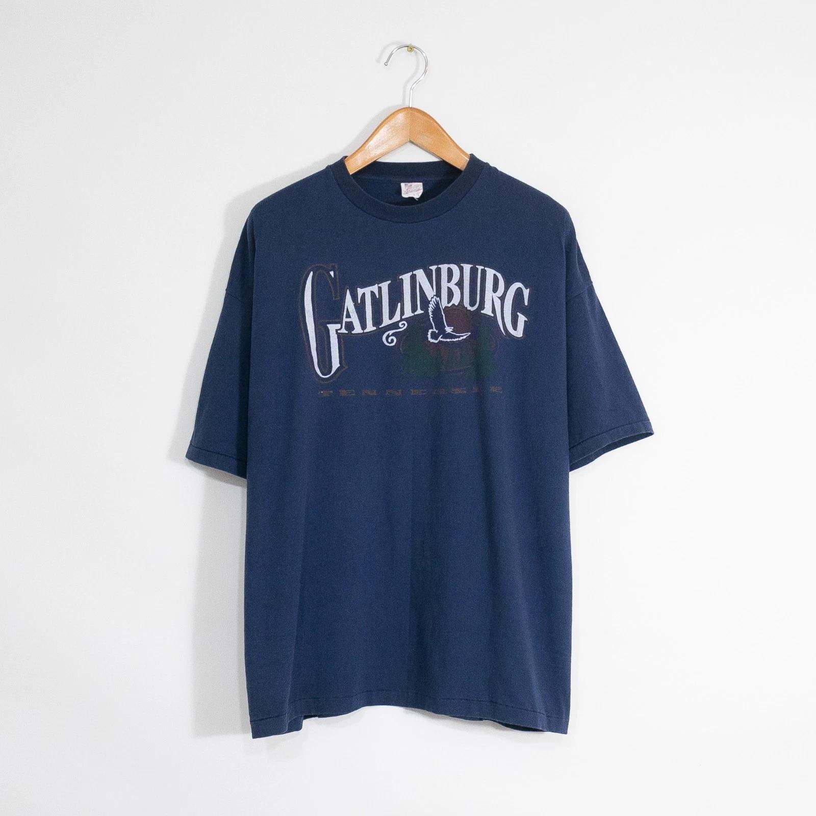 Vintage 90s Gatlinburg Tennessee T Shirt Mens XL - Single Stitch Faded Tourism XL