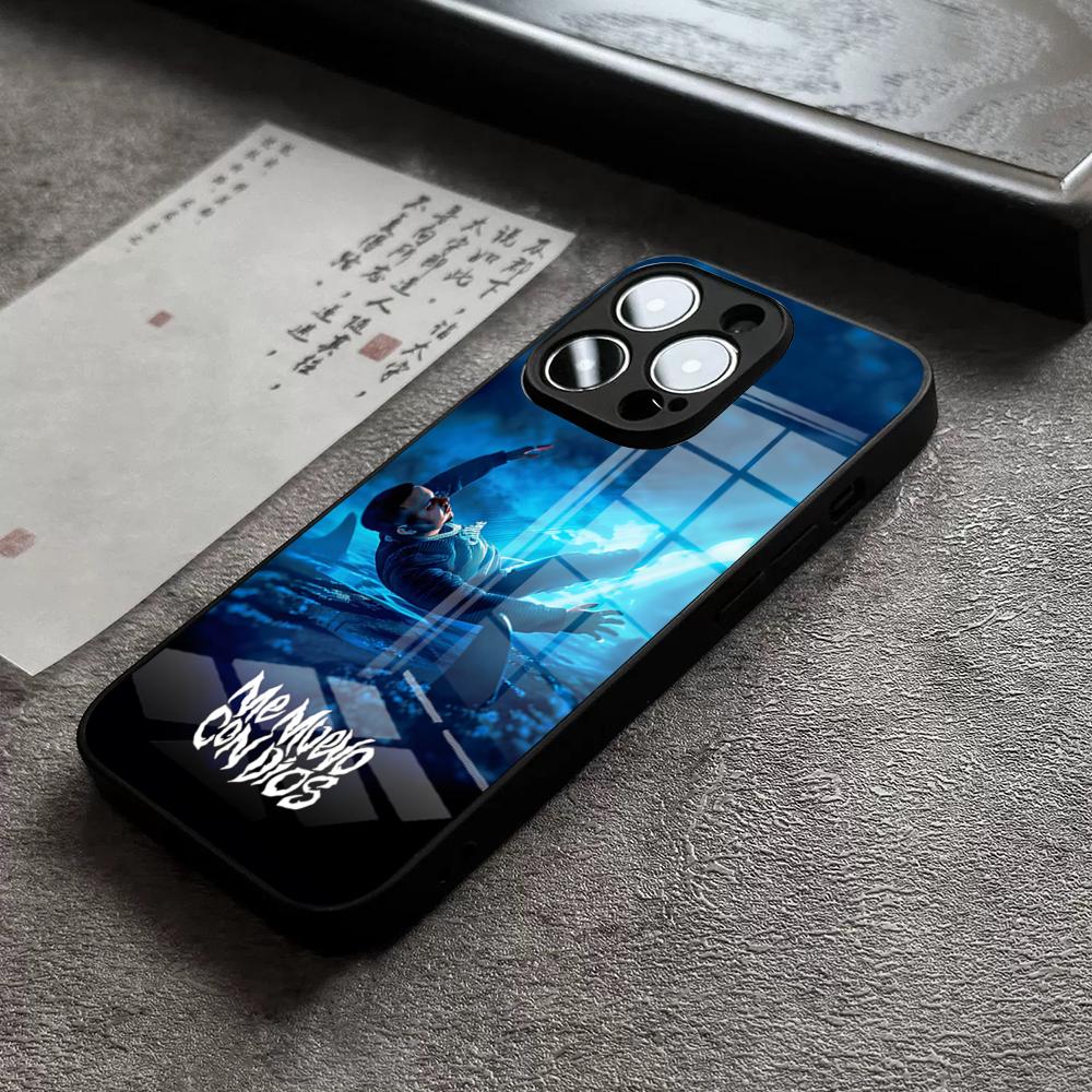 

Cruz Cafune Me Muevo Con Dios Phone Case For IPhone 17 16 Pro Max 15 Plus 14 Pro 12 11 13 Mini X XR XS Max SE Glass Cover iPhone13 ProMax