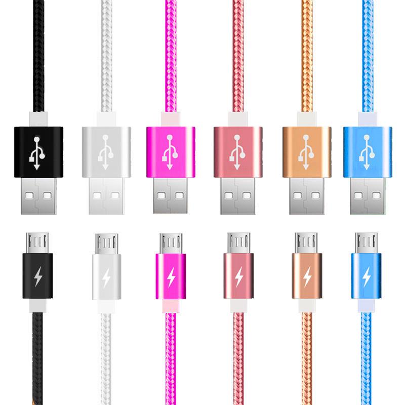 Braided Type-C Fast Charging Nylon Cable for Android - Durable and Tangle-Free