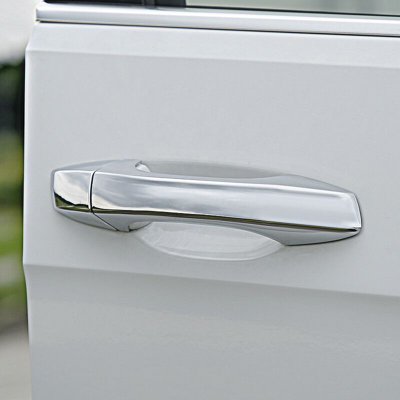 Car Chrome Door Handle Cover for Seat Alhambra MK2 7N 2010~ Accessories Protective Film Styling Stickers Trim 2011 2012 2013