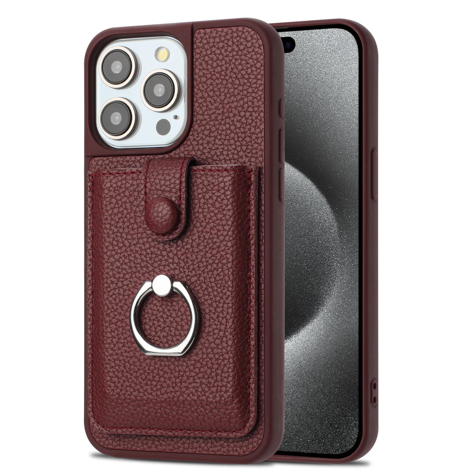 

Ring Bracket Wallet Case for Redmi Note 13 12 Pro 5G 11 11S 4G Poco M6 X6 Pro Leather With Card Solts lHolder Phone Cover Etui Redmi Note 13 5G червоний