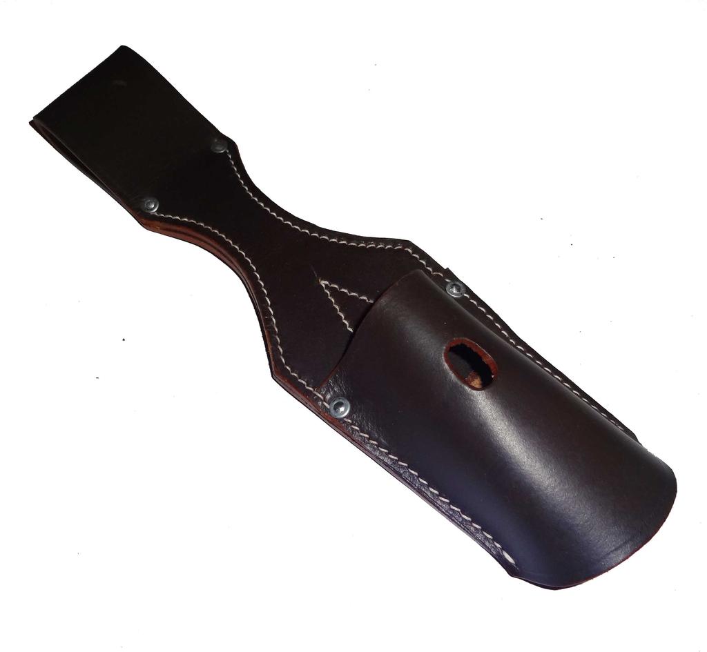 German WWI Leather Seitengewehr 98 Bayonet Frog 98/05 - Brown Reproduction B1-QCPK-IJBL