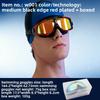 Large Frame Swimming Goggles High Definition Anti-fog, Unisex Professional Diving Swimming Glasses