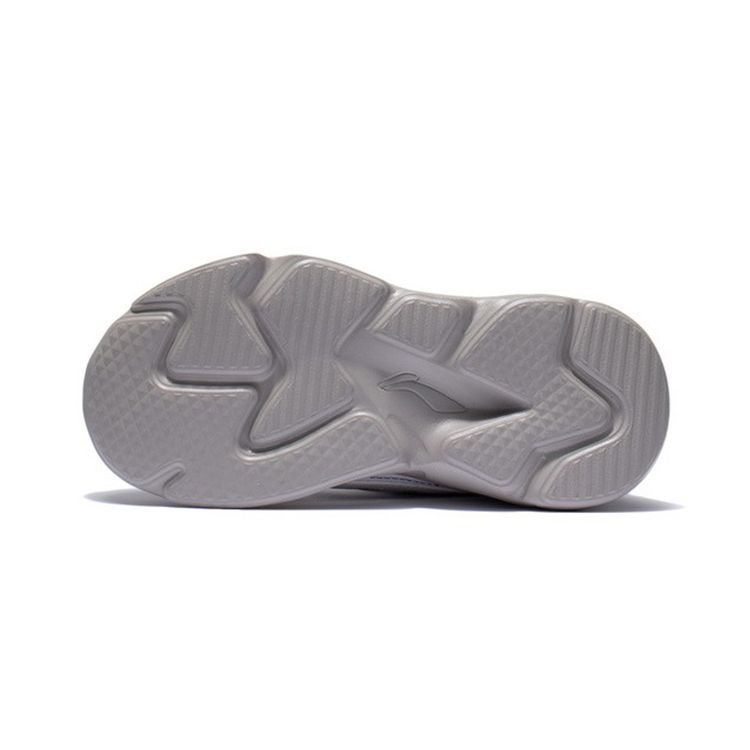 Li Ning Kids Windbreaker Non-Slip Shock Absorbing Wear-Resistant Casual Shoes Kids Shoes White YKNS020-5