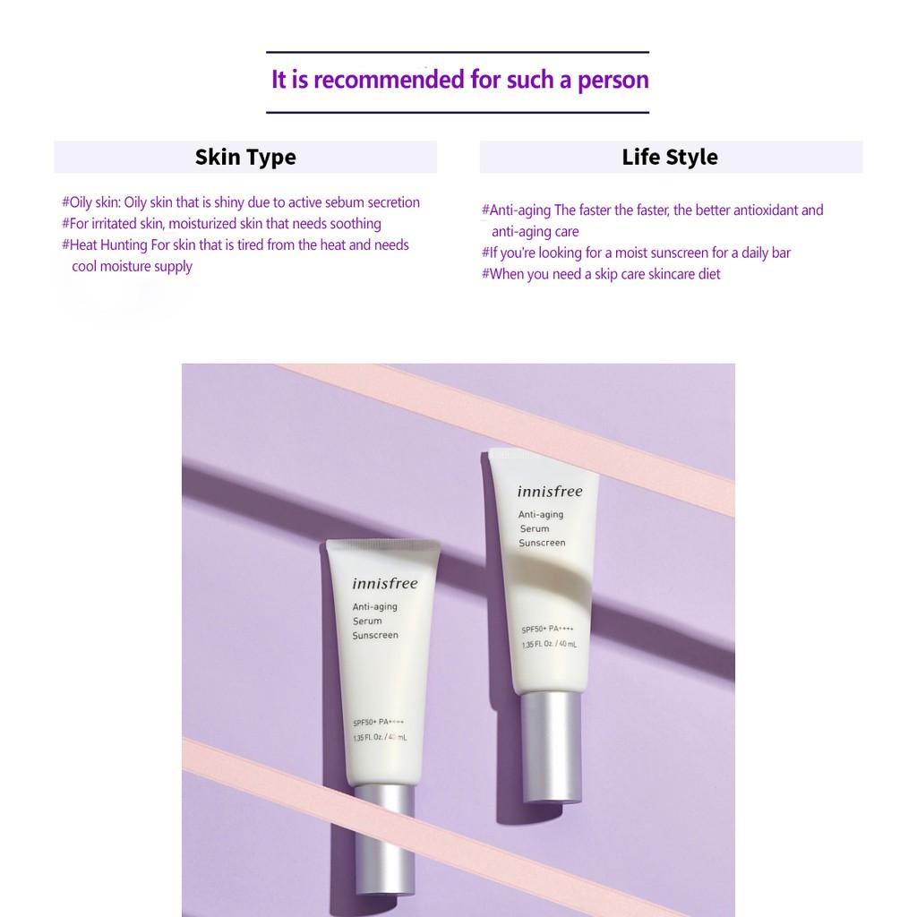 Innisfree Anti-Aging Serum Sunscreen SPF 50+/PA++++ 40ml