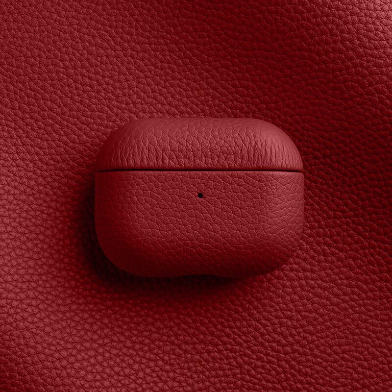 Melkco For Apple AirPods 1 2 3 Pro 2 3 Real Genuine Leather Earphone Protection Box Cover Case Natural Premium Cowhide AirPods 1 красный