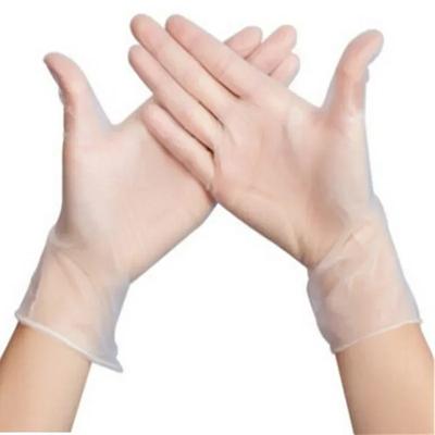 100ks Jednorázové nitrilové rukavice Potravinářské PVC rukavice Nesterilní Bezpudrové hladké na dotek pro mytí nádobí Čištění domácnosti