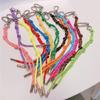 4Peices Multifunctional Keychain Pendant Fashionable Keyring Handmade Key Holder Rope Keychain Suitable for Backpack Bag