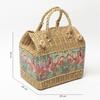 India Picnic Baskets | Lunch Basket | Cane or Jute Basket | Cane Basket for Gifting | Wicker Baskets (Multi Colour 4)