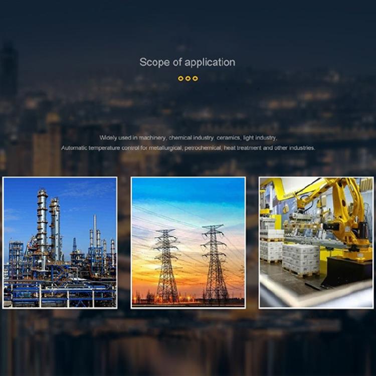 Triple Display Temperature Controller DIN Rail Installation ABS PC Material Multi Control Mode Operation Thermostat
