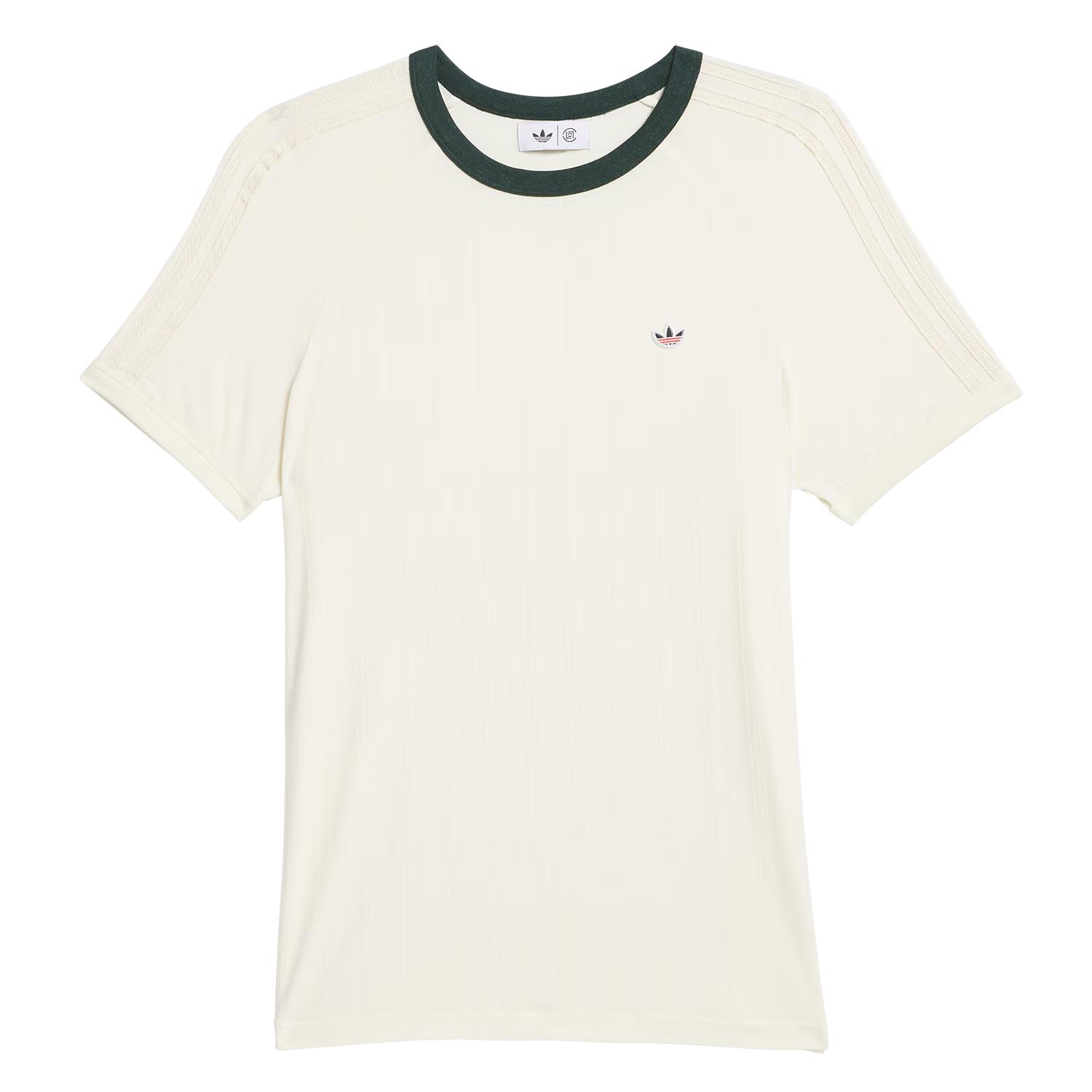 

Adidas Оригинальная коллаборация Originals X CLOT SS25 Рубчик от Эдисона Чена Логотип Круглый вырез Три полоски Спортивная футболка с коротким рукавом Унисекс Топы JN7728 XL