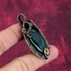 Malachite Gemstone Pendant Copper Wire Wrapped Handmade Pendant Antique Jewelry