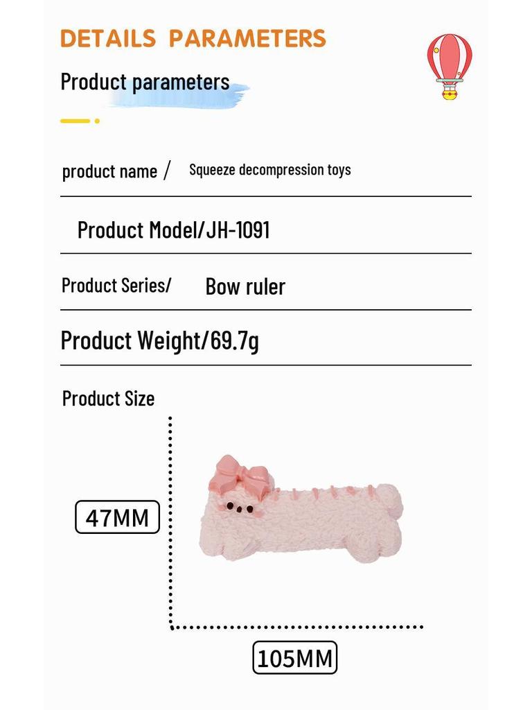 Premium Silicone Slow Rebound Stress Relief Toy for Small Animals