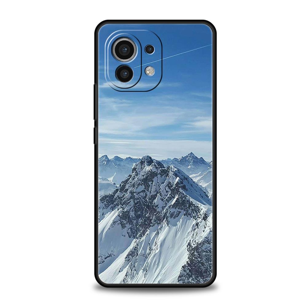 Phone Case For Xiaomi Mi 15 14 14T 13T 12T Pro 12 13 11 Lite 5G 11T X6 X5 Pro Soft TPU Cover Everest mountain world first