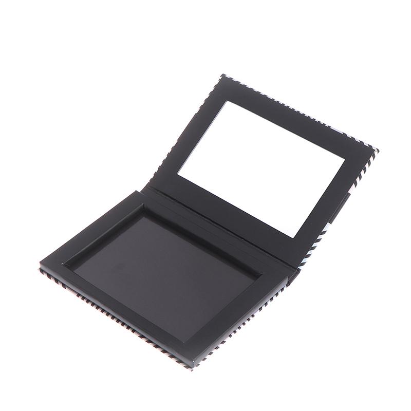 

Пустой магнитный лоток для теней для век, лазерная смена цвета с зеркалом, коробка для хранения косметики