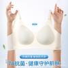 Underwear Women's Big Breasts Show Small Breasts, Summer Seamless Thin Bra, Adjusted Anti-sagging Large Size Bra