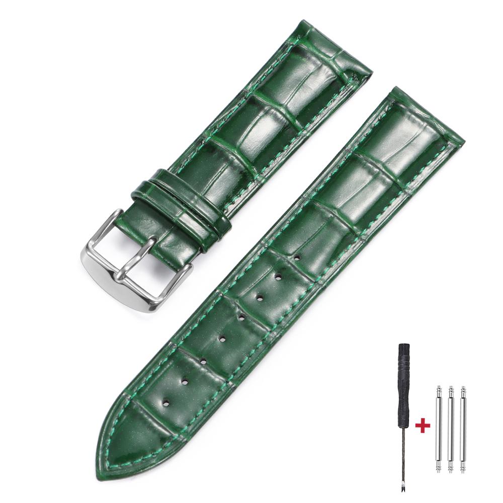 Universelles Ersatz-Leder-Uhrenarmband für Herren und Damen Leder-Uhrenband 12mm 14mm 16mm 18mm 20mm 21mm 22mm Uhrenarmband Gürtel