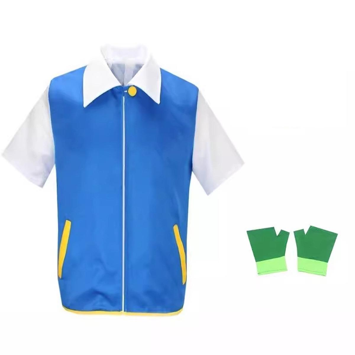 

A large number of ready-made Pok é mon, Ash, cosplay, pet Pok é mon, complete set of hats, Pok é Ball, adult and children s cosp S бежевый