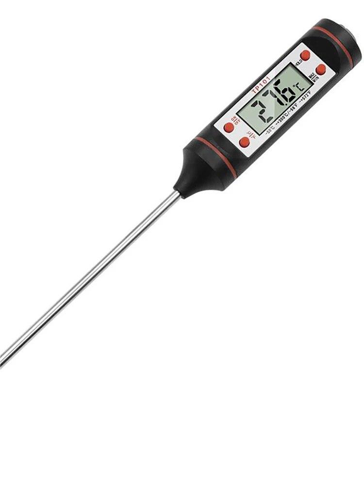 Kök Mat Bakning Digital termometer Elektronisk sondtyp Digital display Vätskegrilltermometer