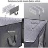 Fong Large Capacity Clothing Organizer With Reinforced Handling Of Thick Fabric Quilts, Blankets, Bedding