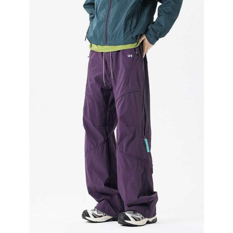 

Американские уличные брюки для работы Charge Мужские весенние быстросохнущие водоотталкивающие брюки Функциональная боковая цепочка Спортивные повседневные брюки 3XL фиолетовый