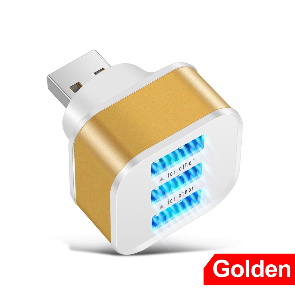 Portable High Speed 3-port Usb Multi Hub Splitter Expansion 3usb Interface Output Desktop Pc Adapter For Travel Dailylife Use