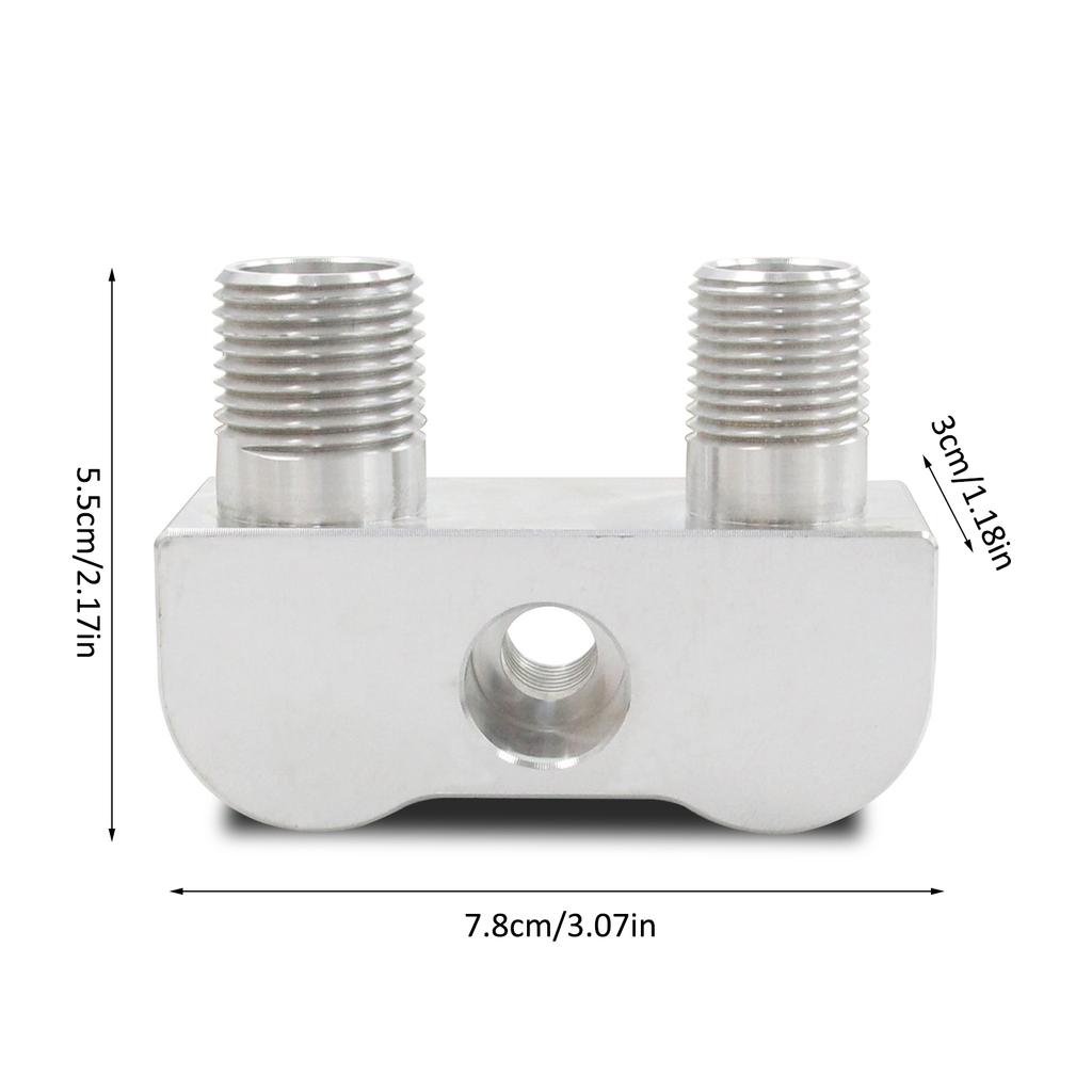 Aluminium Alloy Compressor Fitting Adapter for LSX LS1 A C Compressor