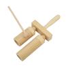 Chinese Bangzi Treble Bass Wooden Cylinder Clapper with Knocking Stick Children Percussion Set