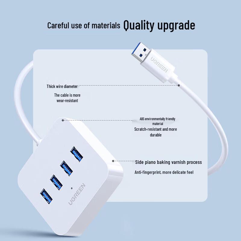 UGREEN USB 3.0 4-Port Hub with 1.5m Cable