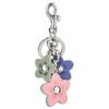 Elegant Flower Keychain Women Handbag Decoration Key Holder Mobile Phone Chain Car Key Accessory for Daily and Party