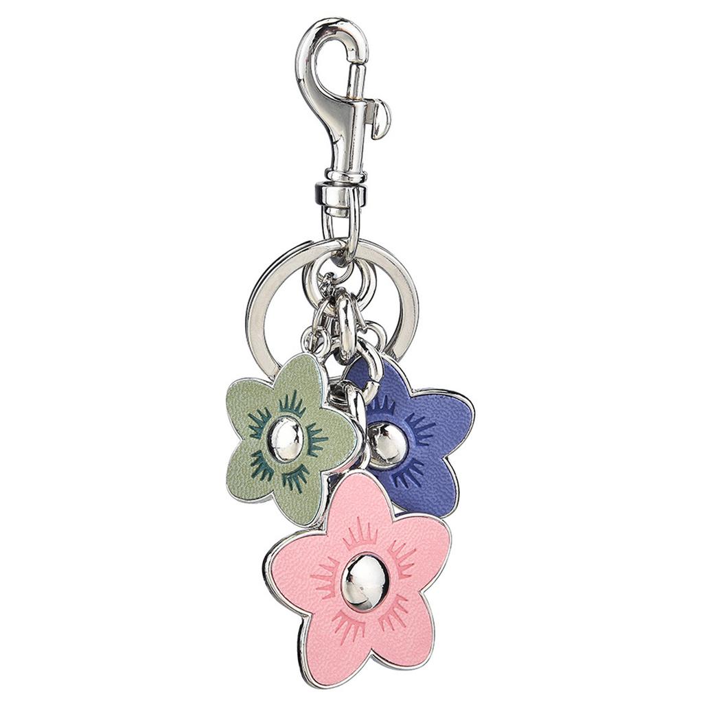 Elegant Flower Keychain Women Handbag Decoration Key Holder Mobile Phone Chain Car Key Accessory for Daily and Party