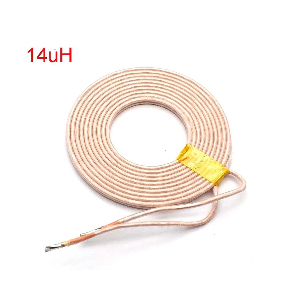 10MM 20uH 20MM 10uH 30MM 30uH 32MM 3.7uH 38MM 30uH 43MM 14uH 52MM 50uH 47*32MM High Current Wireless Power Supply Coil
