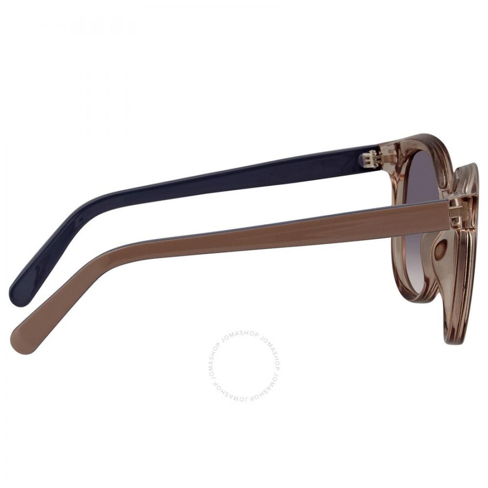 Salvatore Ferragamo Grey Gradient Round Sunglasses Sf833s 290 53