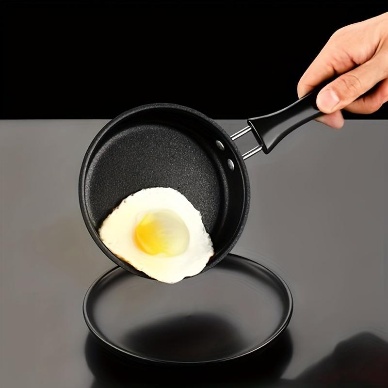 Mini Non-Stick Skillet with Cast Iron Handle Egg Frying Pan Suitable for Induction Cookers Gas Stoves for Breakfast