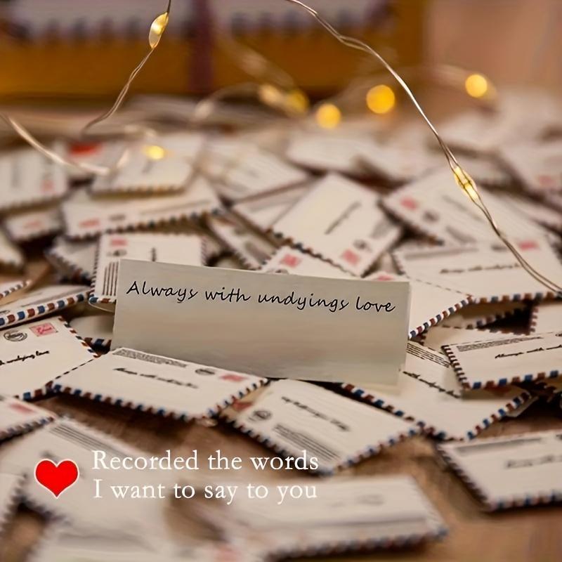 DIY Mini Envelopes - 52pcs Set,for Gifts on Graduation,Valentine's Day, Anniversary, Mother's Day, Perfect for Loved Ones