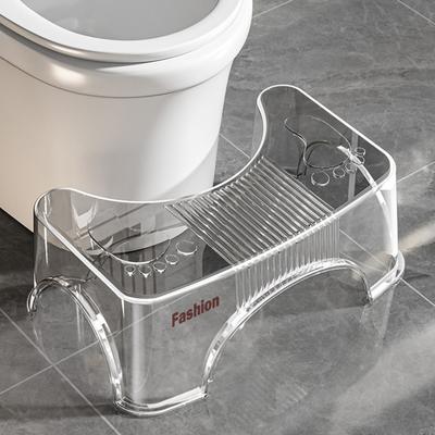 Foot Stool Anti-Slip Design Widened Base Bathroom Safety Stool Squat Position Aid for Toilet Pregnancy Kids