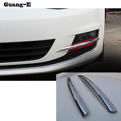 Voor Volkswagen VW Golf 7 Golf 7 2014 2015 2016 2017 2018 Stick Hoofd Voor Mistlamp Lamp Frame Stick ABS Chroom Sierpaneel