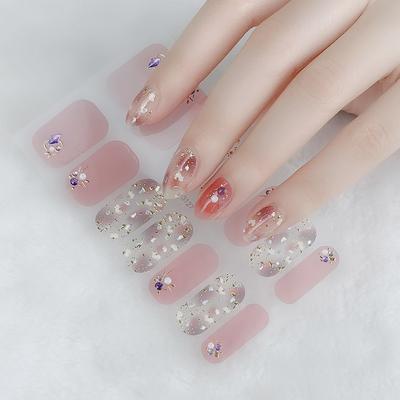 New 3D Diamond Nail Stereo Hot Gold Nail Sticker Instagram Nail Stickers Pregnant Women and Children Can Use Nail Stickers