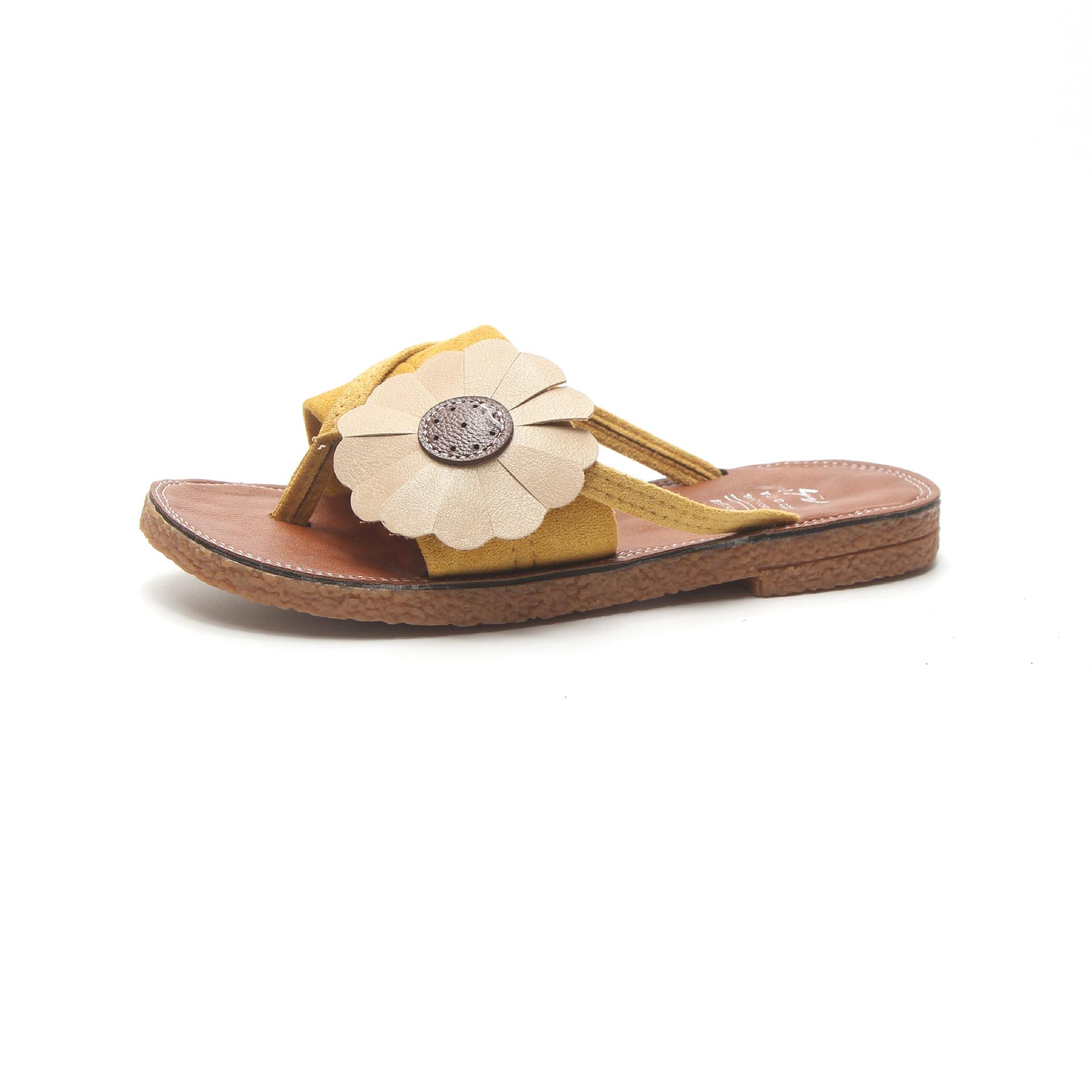 

Fashion Women s Summer Casual Beach Vacation Sandals Fashion Square Toe Flat Non-slip Slippers with Big Bow 40